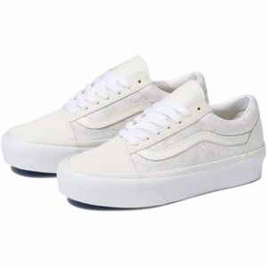 Vans Old Skool Platform (Tonal Floral) “Marshmallow/True White”